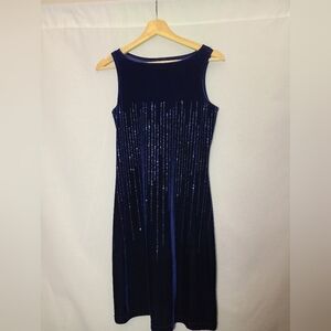 Vintage velvet dress- Size small